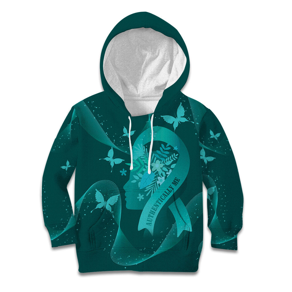 Australia Tourettes Awareness Personalised Kid Hoodie Butterfly Ribbon Art