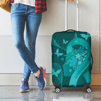 Australia Tourettes Awareness Luggage Cover Butterfly Ribbon Art