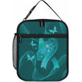 Australia Tourettes Support Lunch Bag Butterfly Ribbon Art