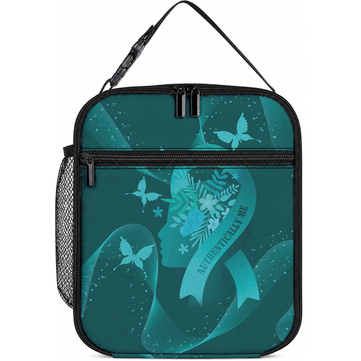 Australia Tourettes Support Lunch Bag Butterfly Ribbon Art