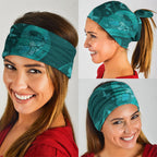 Australia Tourettes Awareness Neck Gaiter Butterfly Ribbon Art