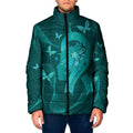 Australia Tourettes Awareness Personalised Padded Jacket Butterfly Ribbon Art