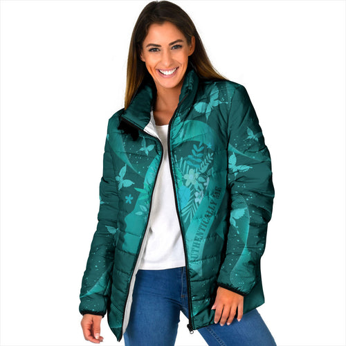 Australia Tourettes Awareness Personalised Padded Jacket Butterfly Ribbon Art
