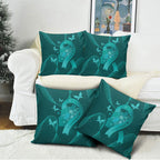 Australia Tourettes Awareness Pillow Cover Butterfly Ribbon Art
