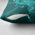 Australia Tourettes Awareness Pillow Cover Butterfly Ribbon Art