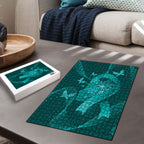 Australia Tourettes Awareness Puzzle Butterfly Ribbon Art