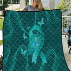 Australia Tourettes Awareness Quilt Butterfly Ribbon Art