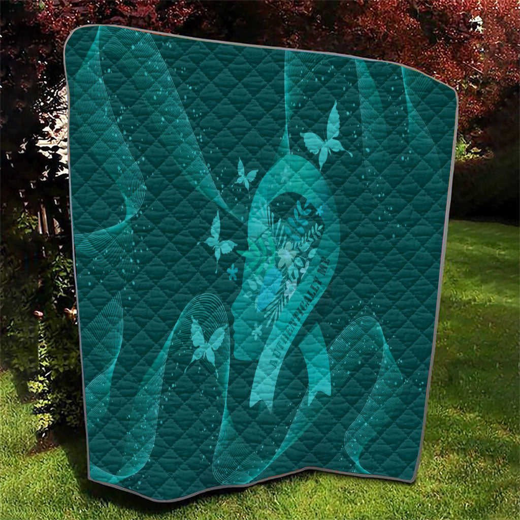 Australia Tourettes Awareness Quilt Butterfly Ribbon Art