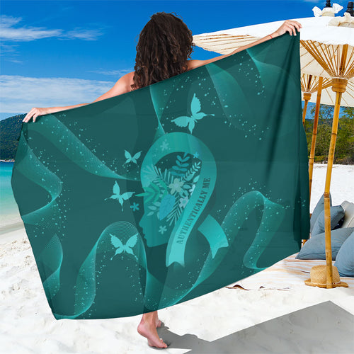 Australia Tourettes Awareness Sarong Butterfly Ribbon Art
