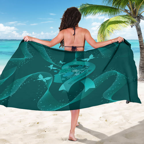 Australia Tourettes Awareness Sarong Butterfly Ribbon Art