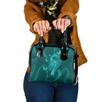 Australia Tourettes Awareness Shoulder Handbag Butterfly Ribbon Art