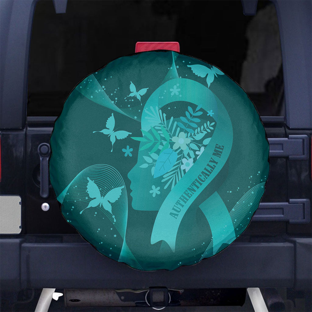 Australia Tourettes Awareness Spare Tire Cover Butterfly Ribbon Art