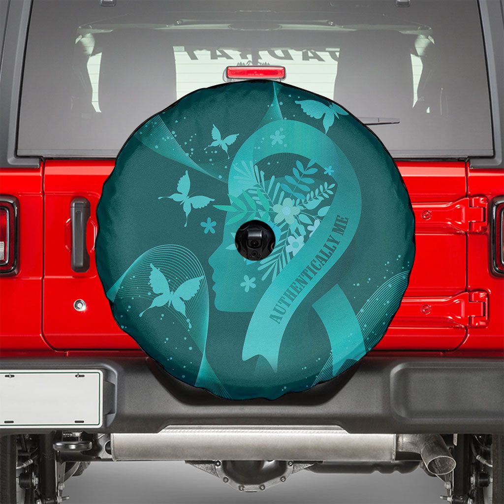 Australia Tourettes Awareness Spare Tire Cover Butterfly Ribbon Art