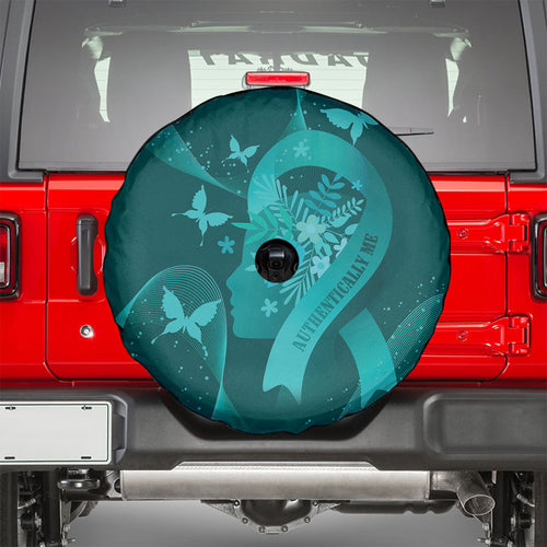 Australia Tourettes Awareness Spare Tire Cover Butterfly Ribbon Art