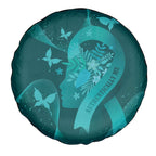 Australia Tourettes Awareness Spare Tire Cover Butterfly Ribbon Art