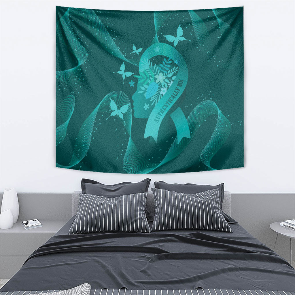 Australia Tourettes Awareness Tapestry Butterfly Ribbon Art