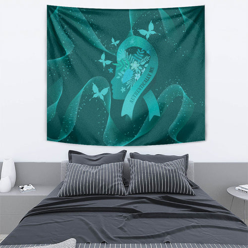 Australia Tourettes Awareness Tapestry Butterfly Ribbon Art