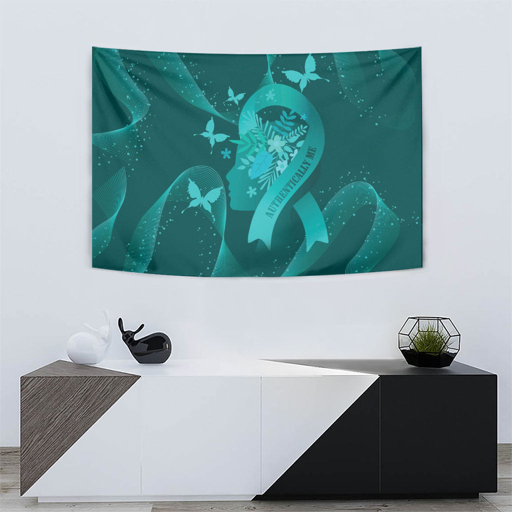 Australia Tourettes Awareness Tapestry Butterfly Ribbon Art