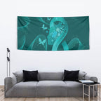 Australia Tourettes Awareness Tapestry Butterfly Ribbon Art