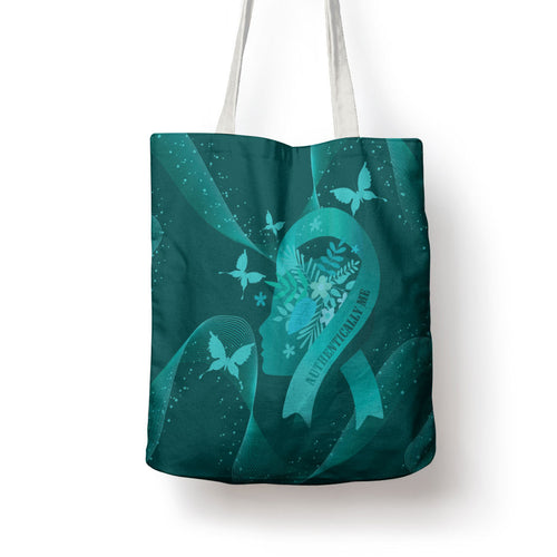 Australia Tourettes Awareness Tote Bag Butterfly Ribbon Art