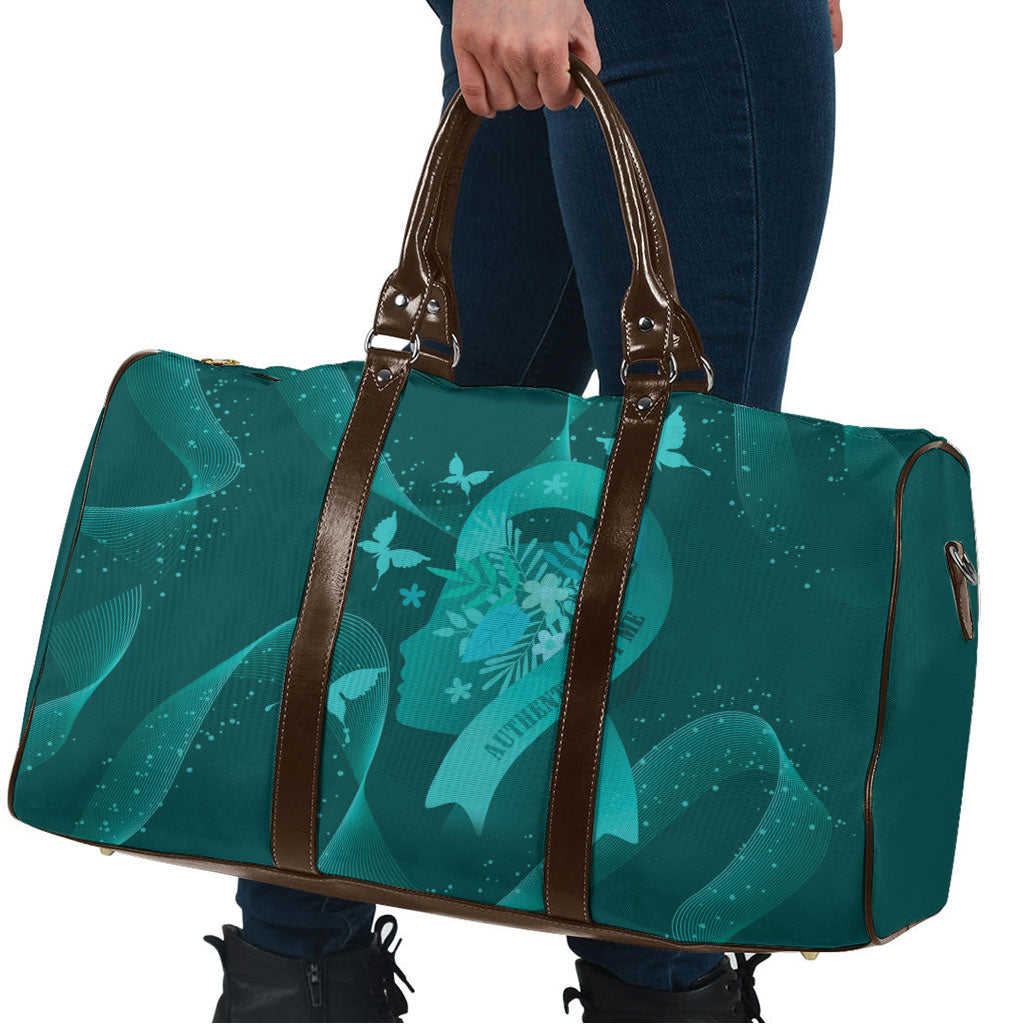 Australia Tourettes Awareness Travel Bag Butterfly Ribbon Art