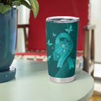 Australia Tourettes Awareness Personalised Tumbler Cup Butterfly Ribbon Art