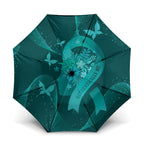 Australia Tourettes Awareness Umbrella Butterfly Ribbon Art