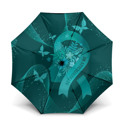 Australia Tourettes Awareness Umbrella Butterfly Ribbon Art