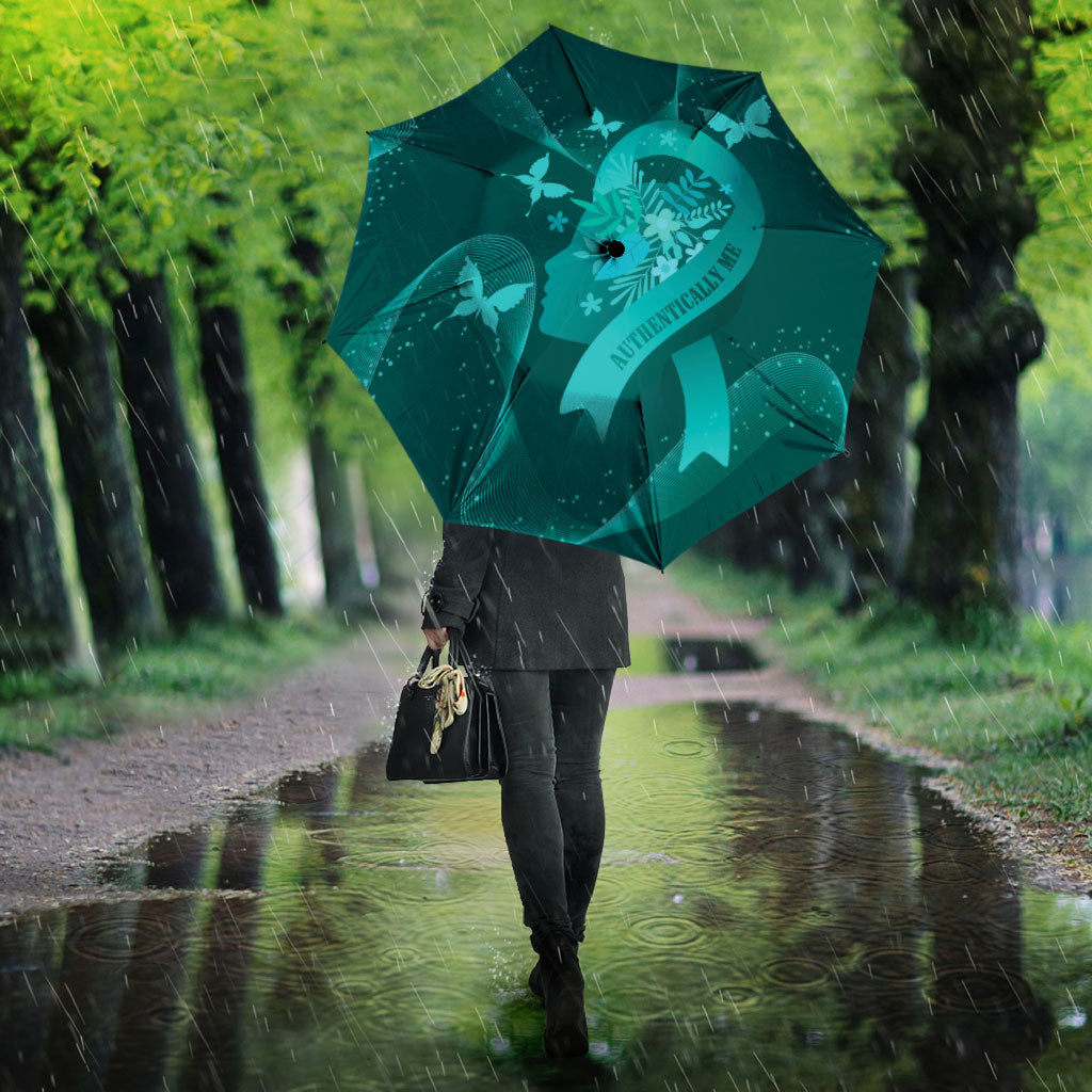 Australia Tourettes Awareness Umbrella Butterfly Ribbon Art