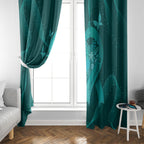Australia Tourettes Awareness Window Curtain Butterfly Ribbon Art