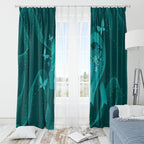 Australia Tourettes Awareness Window Curtain Butterfly Ribbon Art