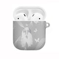 Australia Lung Cancer Awareness AirPods Case Butterfly Ribbon Art