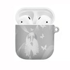 Australia Lung Cancer Awareness AirPods Case Butterfly Ribbon Art