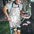 Australia Lung Cancer Awareness Apron Butterfly Ribbon Art