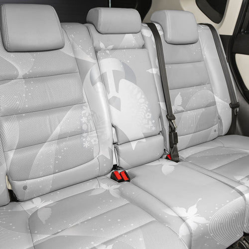 Australia Lung Cancer Awareness Back Car Seat Cover Butterfly Ribbon Art
