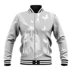 Australia Lung Cancer Awareness Personalised Baseball Jacket Butterfly Ribbon Art