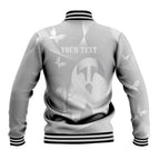 Australia Lung Cancer Awareness Personalised Baseball Jacket Butterfly Ribbon Art