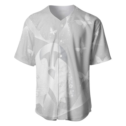 Australia Lung Cancer Awareness Personalised Baseball Jersey Butterfly Ribbon Art