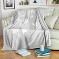 Australia Lung Cancer Awareness Blanket Butterfly Ribbon Art