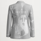 Australia Lung Cancer Awareness Personalised Blazer Butterfly Ribbon Art