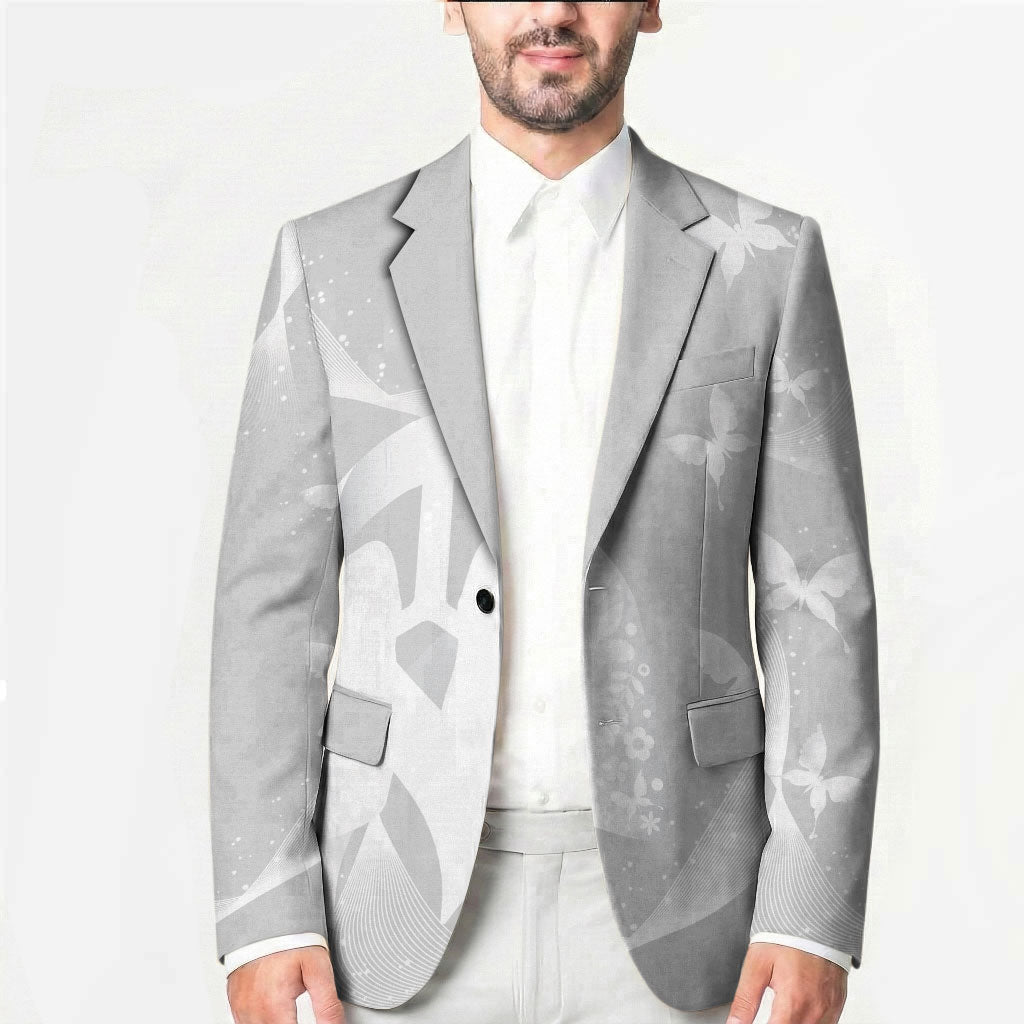 Australia Lung Cancer Awareness Personalised Blazer Butterfly Ribbon Art