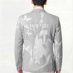 Australia Lung Cancer Awareness Personalised Blazer Butterfly Ribbon Art