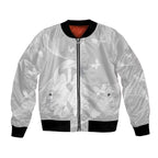 Australia Lung Cancer Awareness Personalised Bomber Jacket Butterfly Ribbon Art