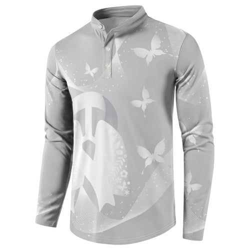 Australia Lung Cancer Awareness Personalised Button Sweatshirt Butterfly Ribbon Art