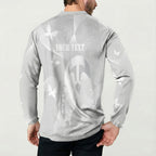 Australia Lung Cancer Awareness Personalised Button Sweatshirt Butterfly Ribbon Art