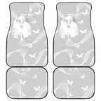 Australia Lung Cancer Awareness Personalised Car Mats Butterfly Ribbon Art