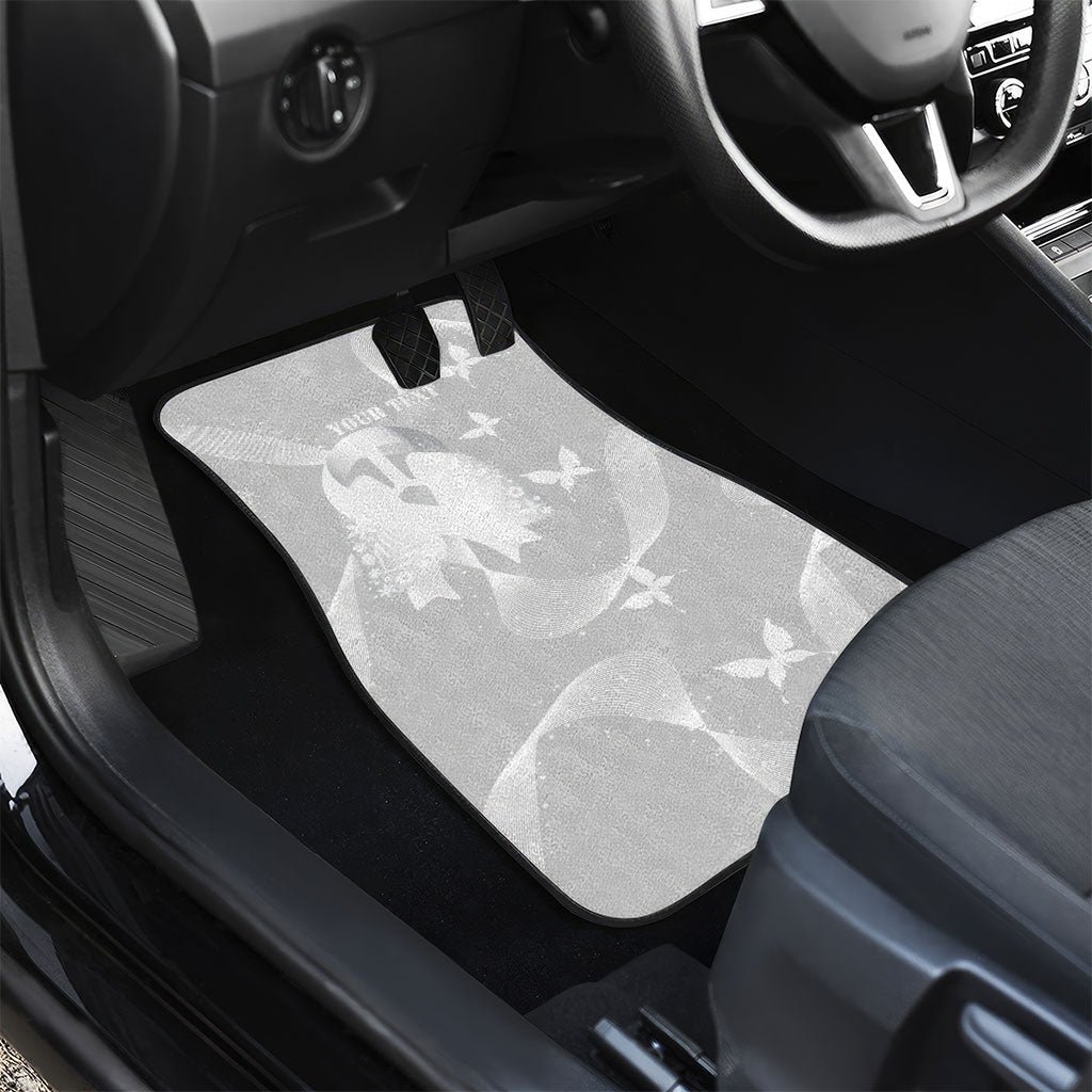 Australia Lung Cancer Awareness Personalised Car Mats Butterfly Ribbon Art
