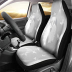Australia Lung Cancer Awareness Car Seat Cover Butterfly Ribbon Art