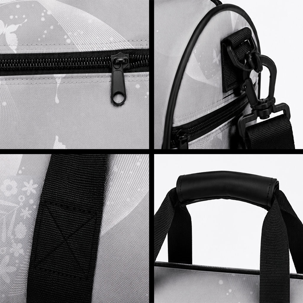 Australia Lung Cancer Support Duffle Bag Butterfly Ribbon Art