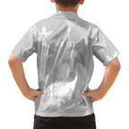 Australia Lung Cancer Awareness Personalised Family Matching Long Sleeve Bodycon Dress and Hawaiian Shirt Butterfly Ribbon Art